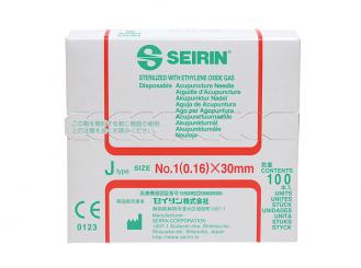 Akupunkturnadeln Seirin® J-Type, 0,16 x 30 mm Ohr, Gesicht 1x100 Stück 