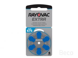 Rayovac Nr.675 Hörgerätebatterien Extra Advanced 1x6 Stück 