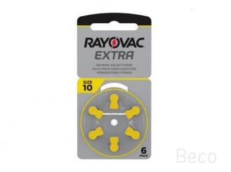 Rayovac 6 Hörgerätebatterien Nr. 10 Extra Advanced 1x10 Stück 