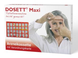 Dosett® Maxi Arzneikassette rot 20 x 13 x 3 cm 1x1 Stück 